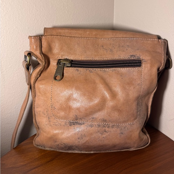 Bed Stu Tan Leather Crossbody Bag - Picture 7 of 13